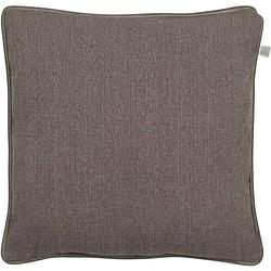 Foto van Dutch decor visker - kussenhoes taupe 45x45 cm - bruin