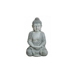 Foto van Boeddha beeld grijs 47 cm - tuinbeelden
