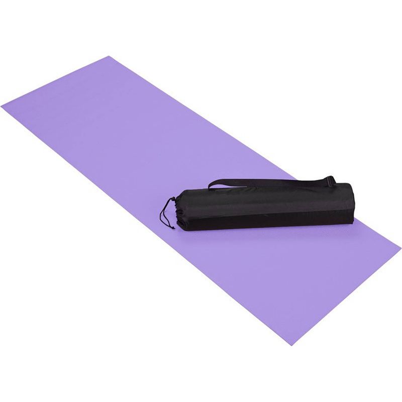 Foto van Paarse yoga/fitness mat 60 x 170 cm - fitnessmat