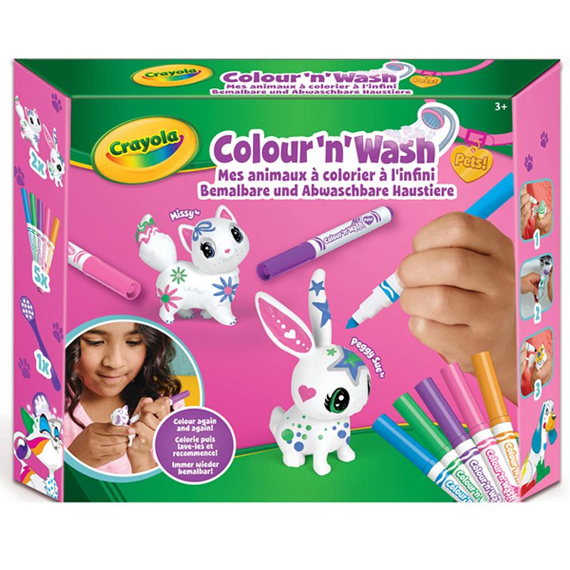 Foto van Crayola color'sn'swash huisdieren - my coloring animals - kit 1