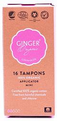 Foto van Ginger organic tampons mini met applicator