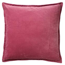 Foto van Dutch decor caith - kussenhoes velvet heather rose 50x50 cm - roze - roze