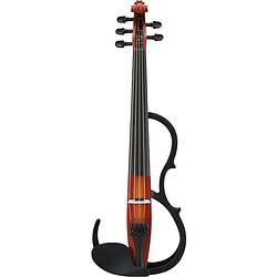 Foto van Yamaha sv-255 brown silent violin pro 5-snarige elektrische viool