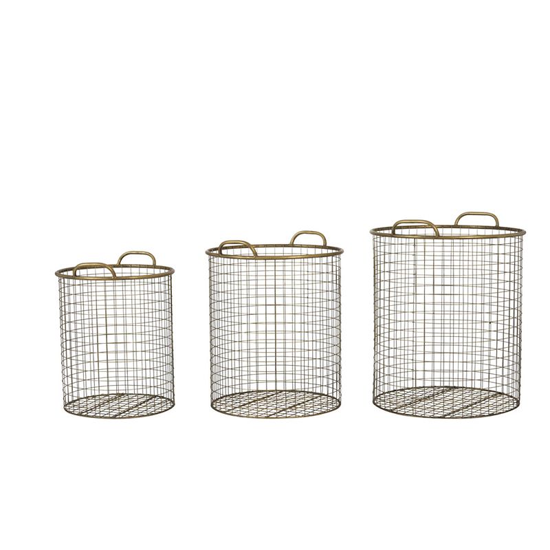 Foto van Light&living mand s/3 ø33x42+ø38x47,5+ø43,5x53 cm perlis brons