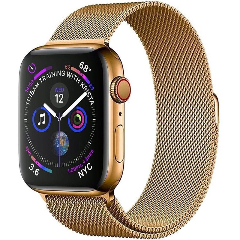 Foto van Basey apple watch series 5 (40 mm) apple watch series 5 (40 mm)- goud