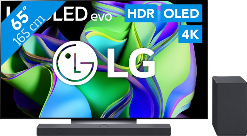 Foto van Lg oled65c34la + soundbar