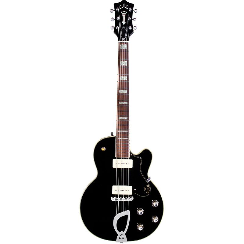 Foto van Guild newark st. collection m-75 aristocrat black semi-akoestische gitaar