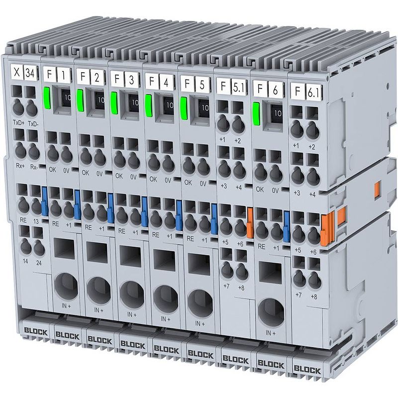 Foto van Block eb-2824-010-0 elektronische beveiligingsschakelaar 24 v/dc 1 a 1 x