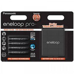 Foto van Panasonic eneloop pro hr03 box oplaadbare aaa batterij (potlood) nimh 900 mah 1.2 v 4 stuk(s)