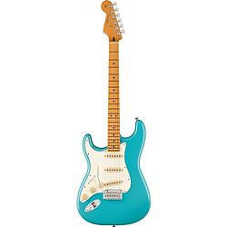 Foto van Fender player ii stratocaster left-handed mn aquatone blue linkshandige elektrische gitaar