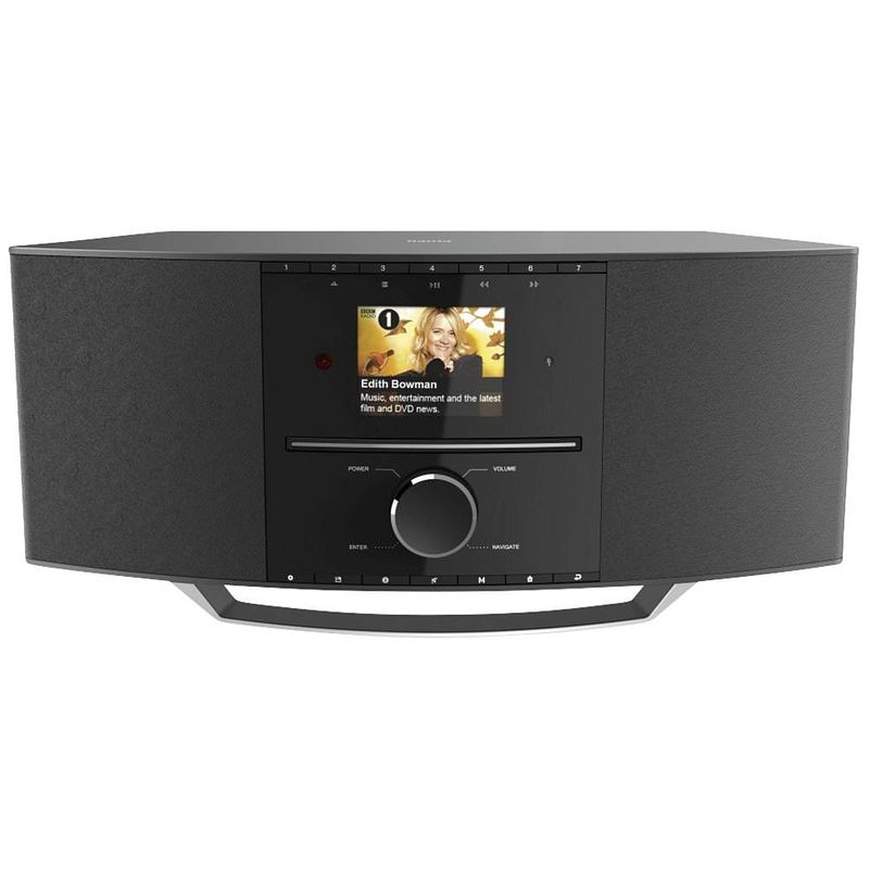 Foto van Hama dir3510scbtx zakradio internet, dab+, dab, fm bluetooth, cd, dab+, internetradio, usb, wifi zwart