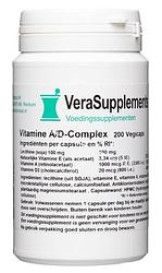 Foto van Verasupplements vitamine a/d complex capsules