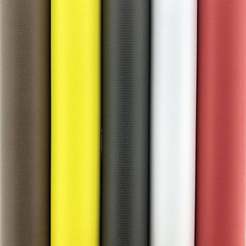 Foto van Assortiment kraftpapier inpakpapier cadeaupapier - 70 cm x 5 meter - 5 rollen