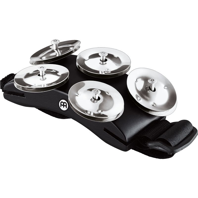 Foto van Meinl cft5-bk cajon foot tambourine