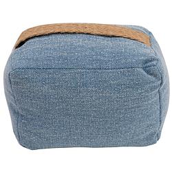 Foto van Cosy & trendy deurstopper - 0.22 kilo - denim blauw - oppak lus - 15 x 10 cm - deurstoppers