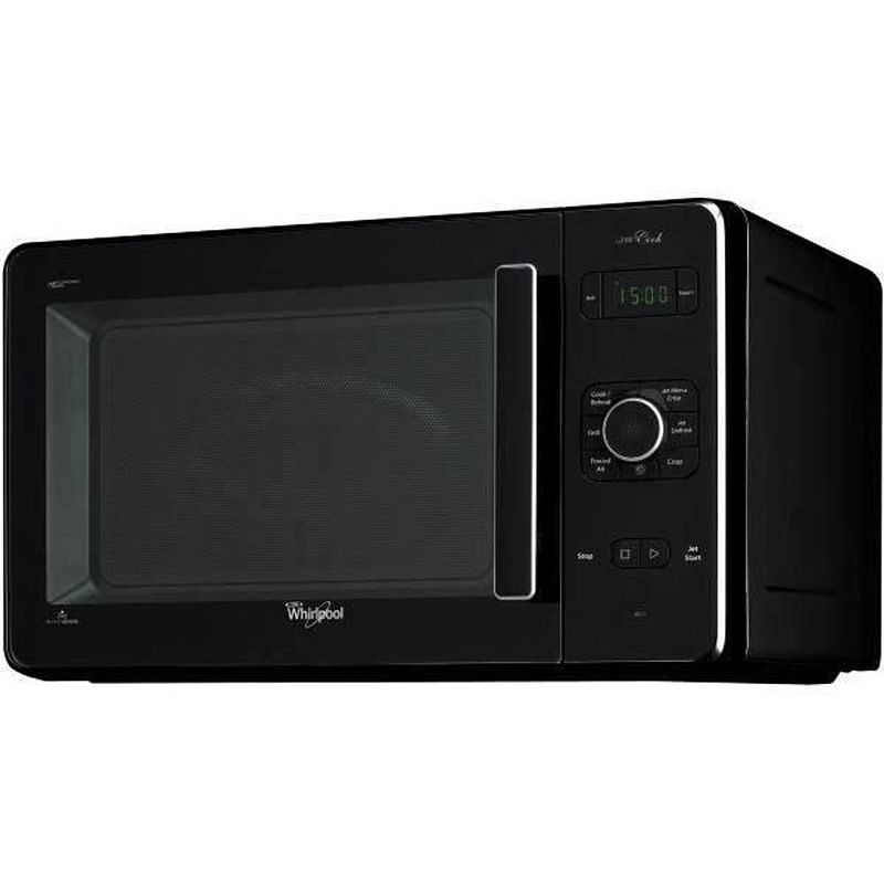 Foto van Whirlpool jc218nb-micro wave gecombineerd black-30 l-1000 w-grill 1000 w-gepulseerde warmte 1300 w-vrije pose