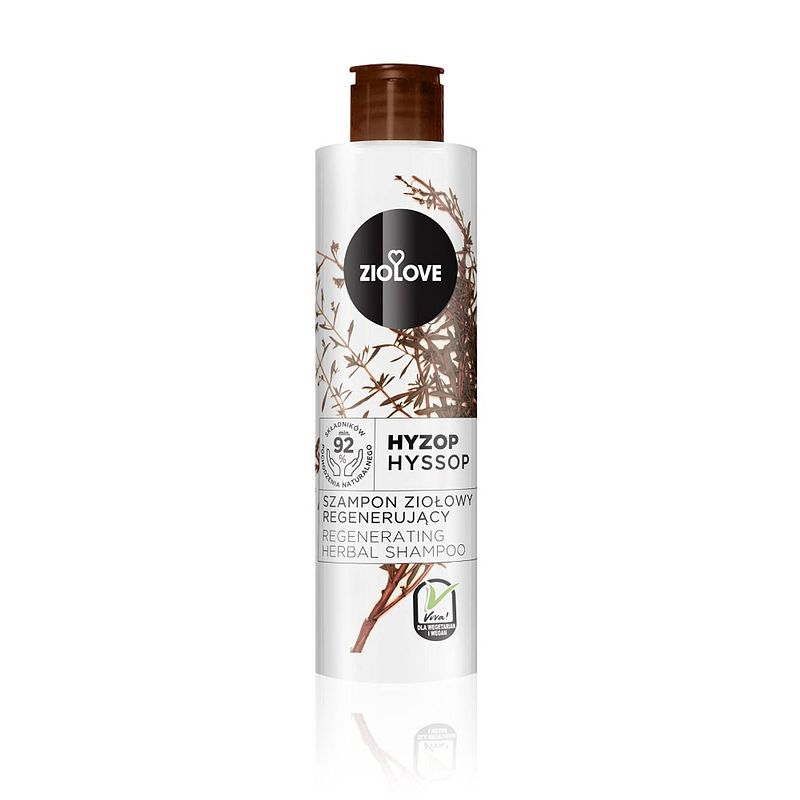 Foto van Hysop regenererende kruidenshampoo 250ml