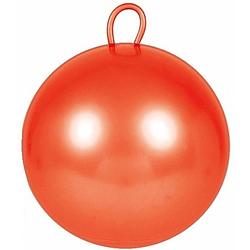 Foto van Skippybal rood 70 cm voor kinderen - skippyballen buitenspeelgoed voor jongens/meisjes