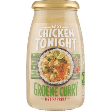 Foto van Chicken tonight groene curry met paprika 500g bij jumbo