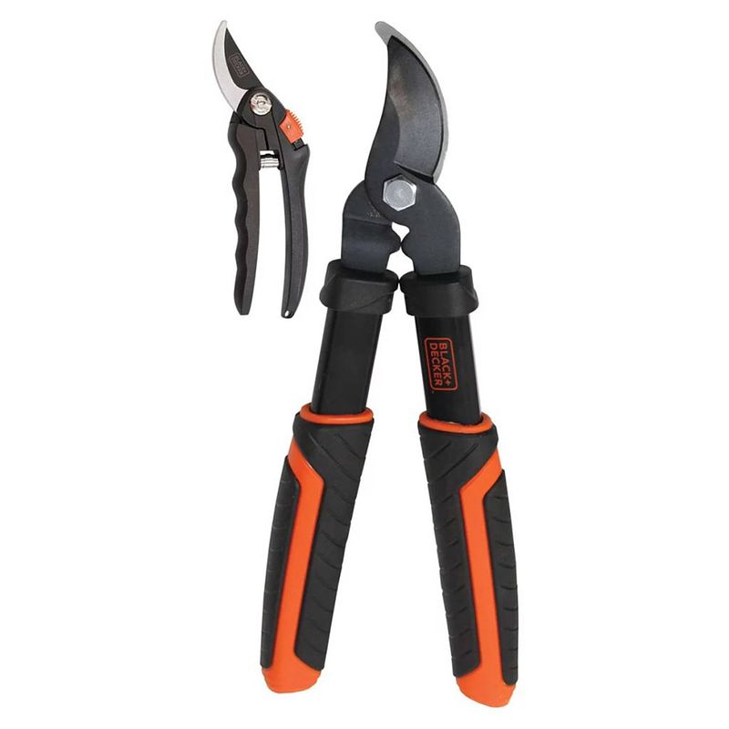 Foto van Black+decker bypass snoei- en takkenschaar set 2-delig 38 cm 32821