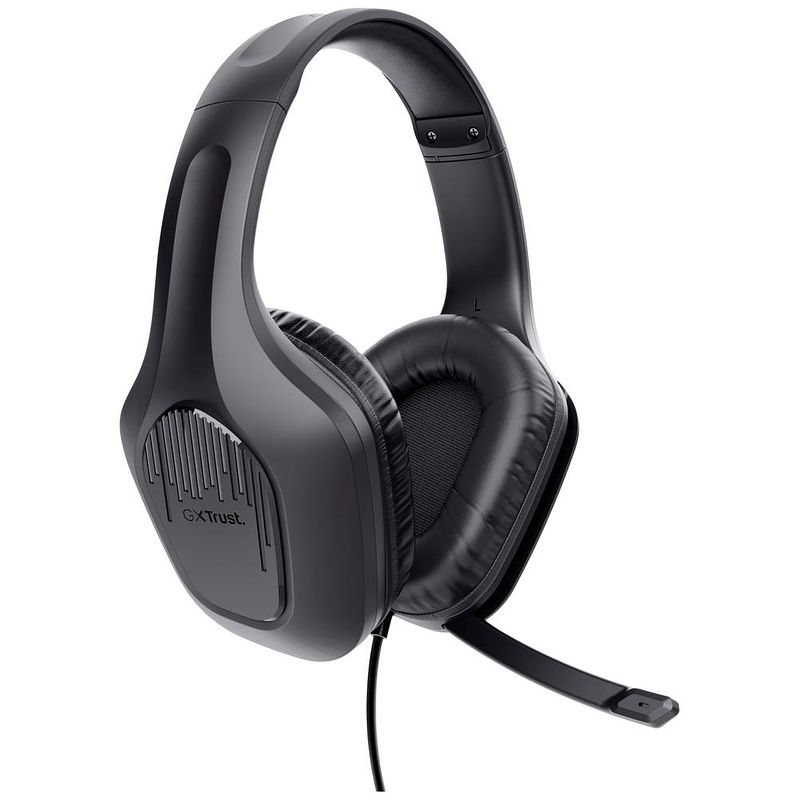 Foto van Trust gxt415 zirox over ear headset gamen kabel stereo zwart