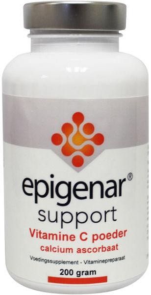 Foto van Epigenar support vitamine c calcium ascorbaat poeder