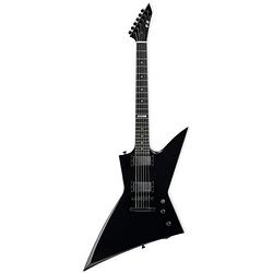 Foto van Esp e-ii ex nt black elektrische gitaar met koffer