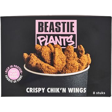 Foto van Beastie plants crispy chik'sn wings 8 stuks 180 g bij jumbo