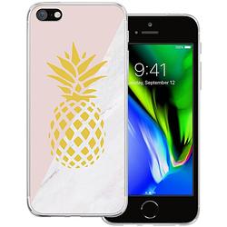 Foto van Basey apple iphone se (2020) hoesje siliconen hoes case cover apple iphone se (2020)-ananas