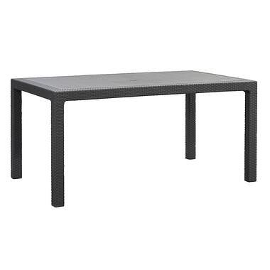 Foto van Keter tafel melody - grijs - 160x94,5x74,5 cm - leen bakker