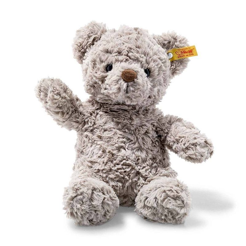 Foto van Steiff knuffel soft cuddly friends teddybeer honey, grijs