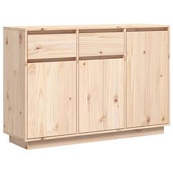 Foto van Vidaxl dressoir 110x34x75 cm massief grenenhout