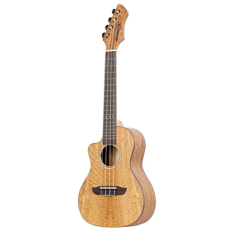 Foto van Ortega rumg-ce-l horizon series left-handed concert ukulele natural linkshandige e/a concert ukelele met gigbag