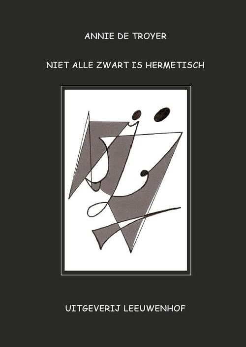 Foto van Niet alle zwart is hermetisch - ann de troyer - paperback (9789493155121)