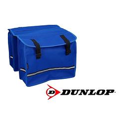 Foto van Dunlop dubbele fietstas - blauw - 26 liter