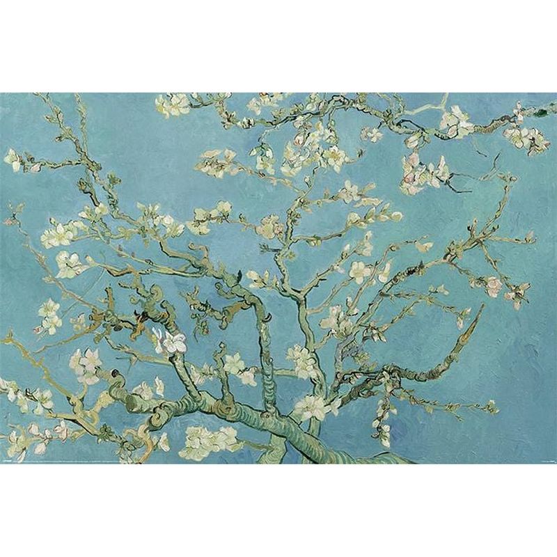 Foto van Pyramid van gogh almond blossom poster 91,5x61cm