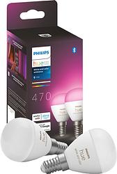 Foto van Philips hue luster kogellamp white ambiance e14