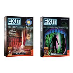 Foto van Spellenbundel - 2 stuks - bordspel - exit - de dode in de orient express & het verschrikkelijke spookhuis
