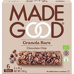 Foto van Made good chocolate chip granola bars 6 x 24g bij jumbo