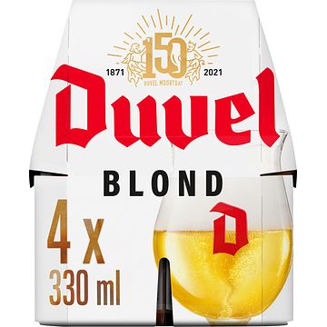 Foto van Duvel belgisch speciaalbier 4 x 330ml bij jumbo