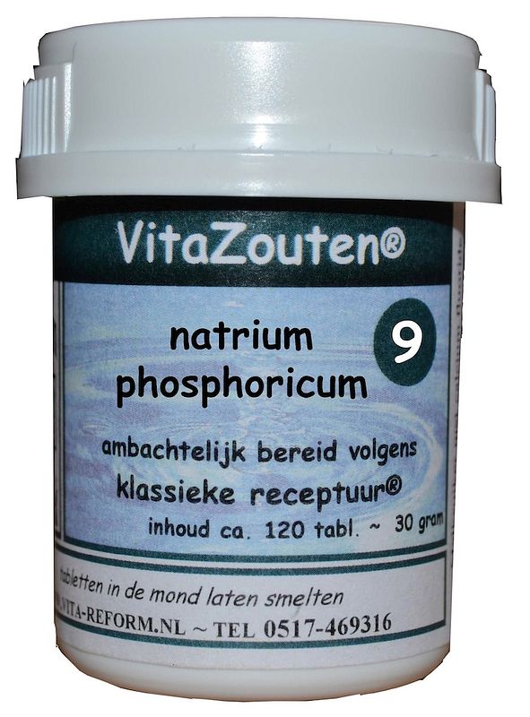 Foto van Vita reform vitazouten nr. 9 natrium phosphoricum 120st