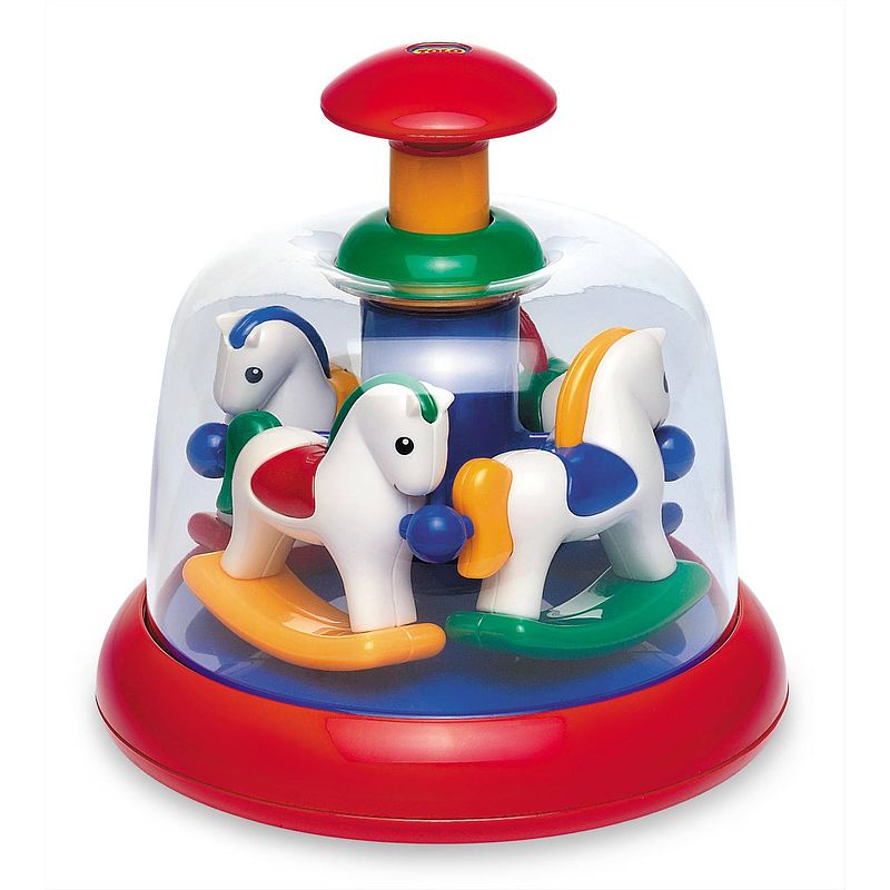 Foto van Tolo toys tolo classic carousel hobbelpaardjes