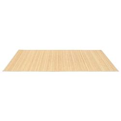 Foto van The living store bamboe tapijt - naturel - 120 x 180 cm - anti-slip onderkant