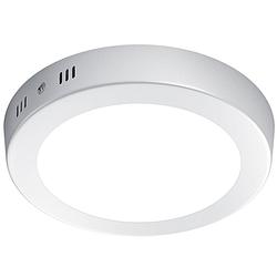 Foto van Led plafondlamp - plafondverlichting - trion sonta - 11w - warm wit 3000k - rond - mat wit - aluminium