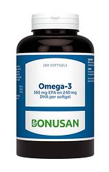 Foto van Bonusan omega-3 360mg epa 240mg dha softgels