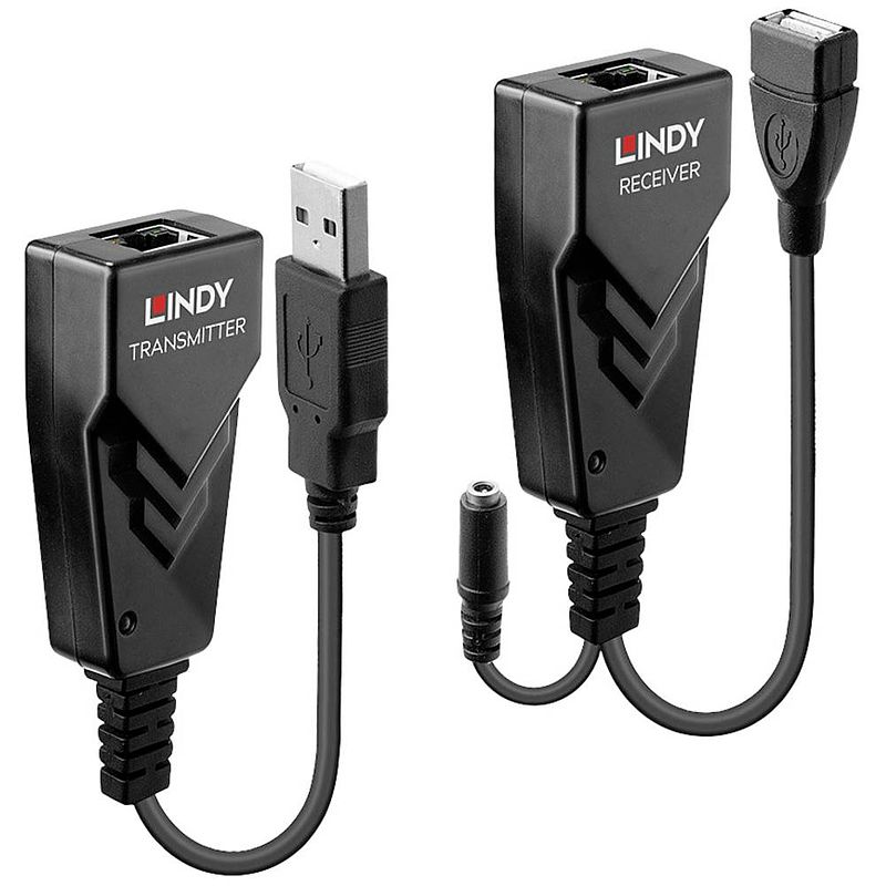 Foto van Lindy 42674 usb 2.0 usb-extender via netwerkkabel rj45 100 m