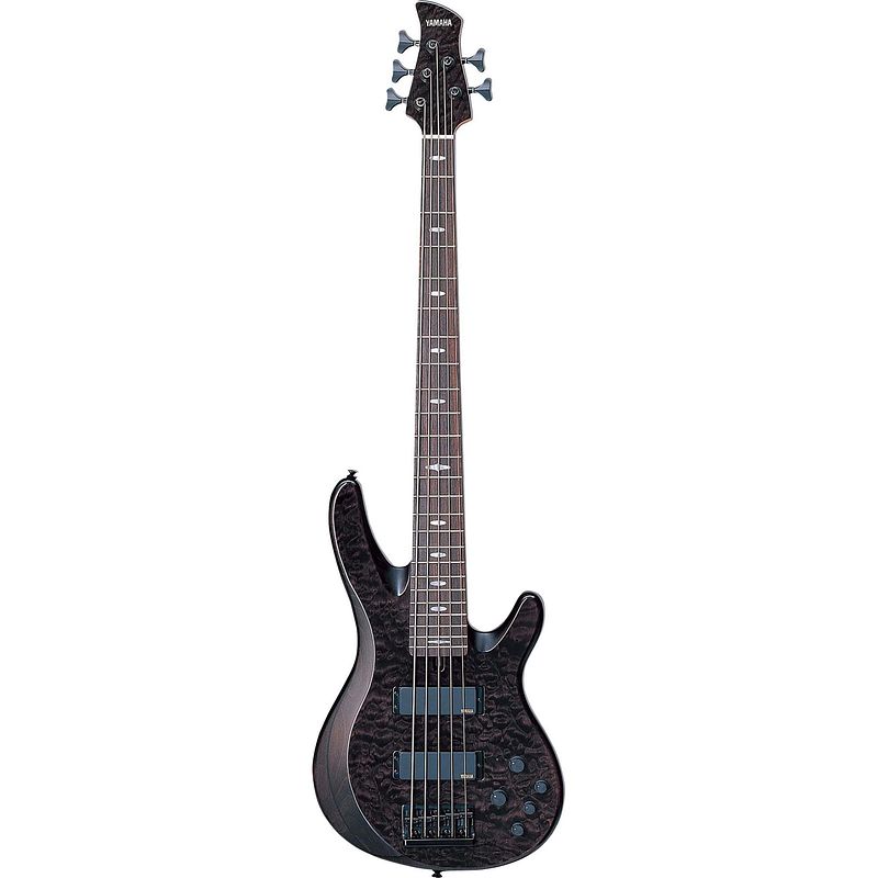 Foto van Yamaha trb1005j translucent black 5-snarige elektrische basgitaar