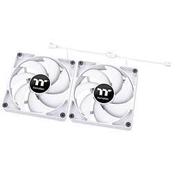 Foto van Thermaltake cl-f151-pl12wt-a pc-ventilator wit (b x h x d) 120 x 120 x 25 mm