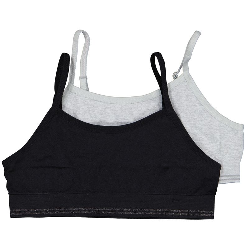 Foto van Tiener meisjes croptop naadloos 2-pack