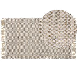 Foto van Beliani zerdali - vloerkleed-beige-jute